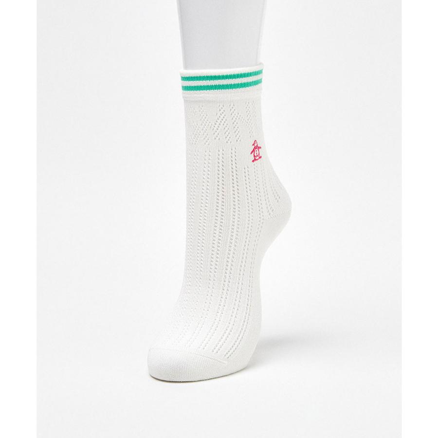 Munsingwear 公式 マンシングウェア ミドル丈 アイレットロゴ