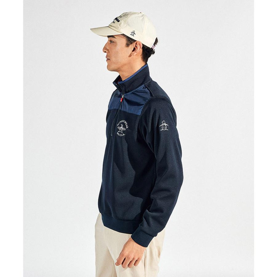 【マンシングウェア】極美品 ジップジャケット クラブハウス Lサイズ メンズ Munsingwear（マンシングウェア） 公式 ハイブリットハーフジップ