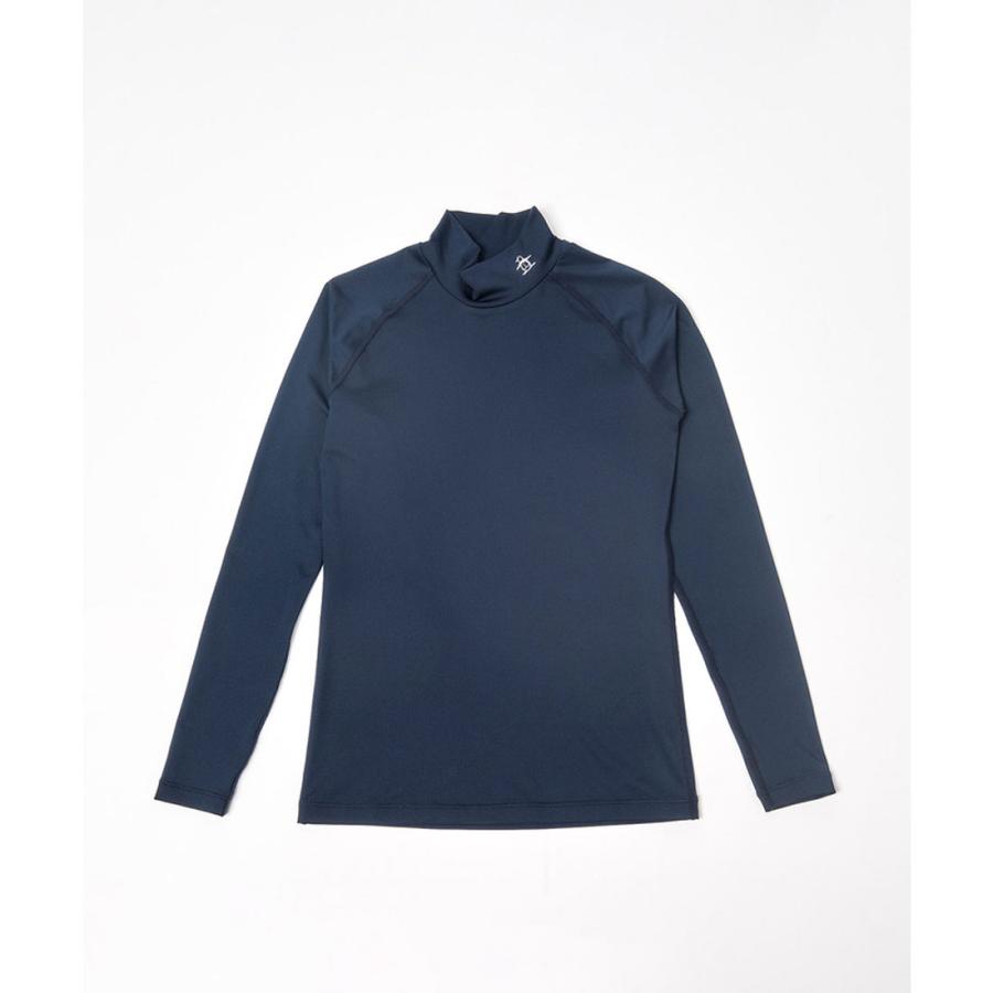 新品タグ付き　Munsingwear ネイビー ポロシャツ ハイネック　Ｌ 新品タグ付き Munsingwear ネイビー ポロシャツ ハイネック L 契約