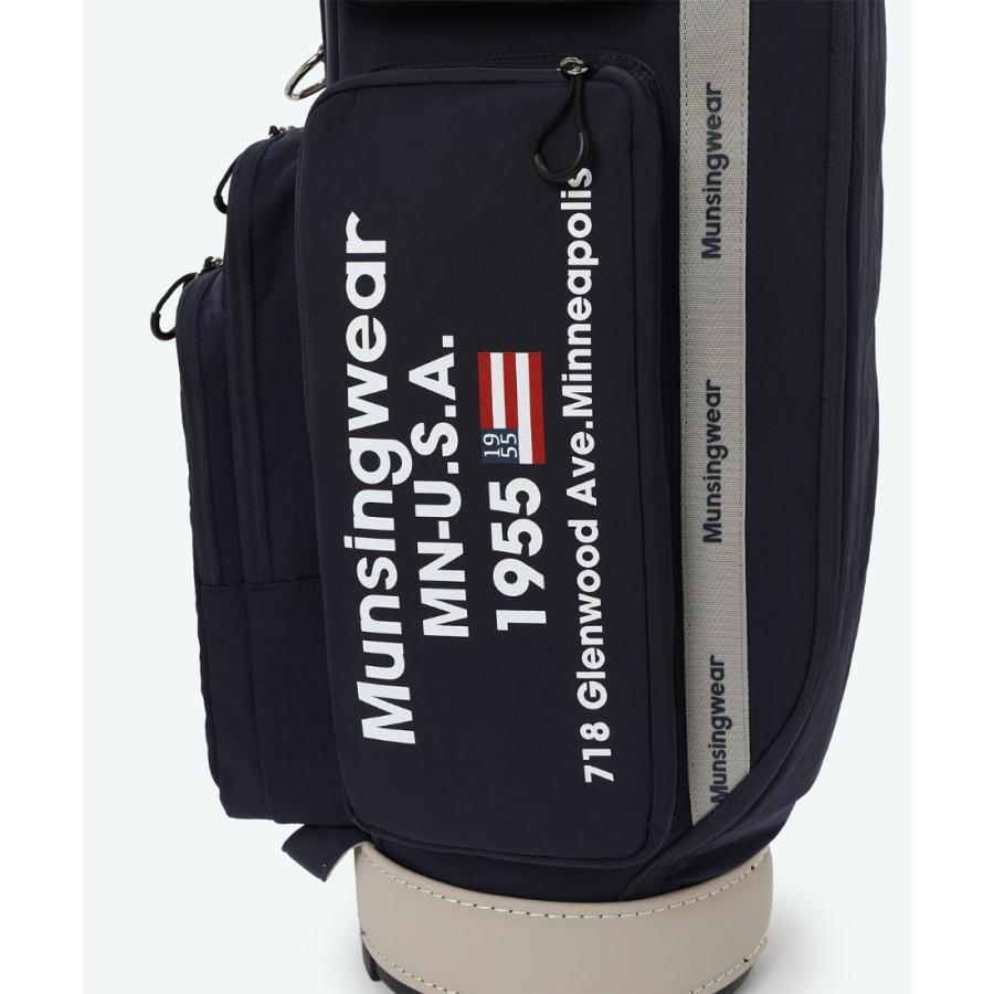 Munsingwear（マンシングウェア） 公式 ナイロンキャディバッグ 軽量