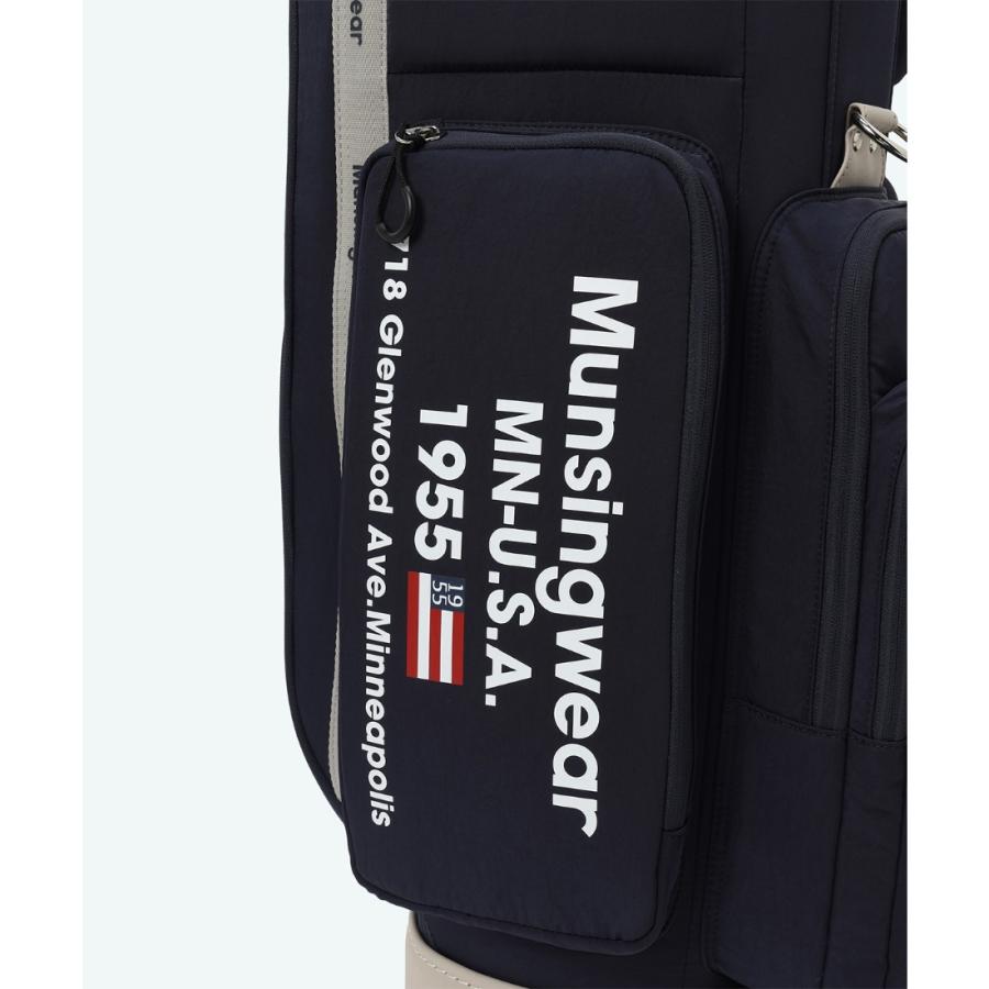 Munsingwear（マンシングウェア） 公式 ナイロンキャディバッグ 軽量