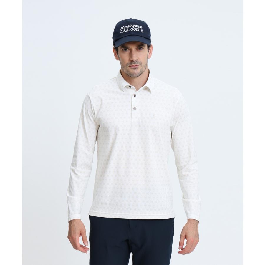 Munsingwear（マンシングウェア） 公式 モノグラム総柄プリント長袖