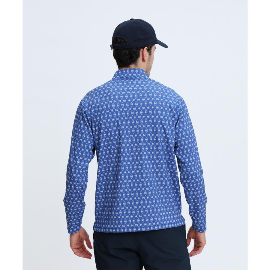 Munsingwear（マンシングウェア） 公式 モノグラム総柄プリント長袖