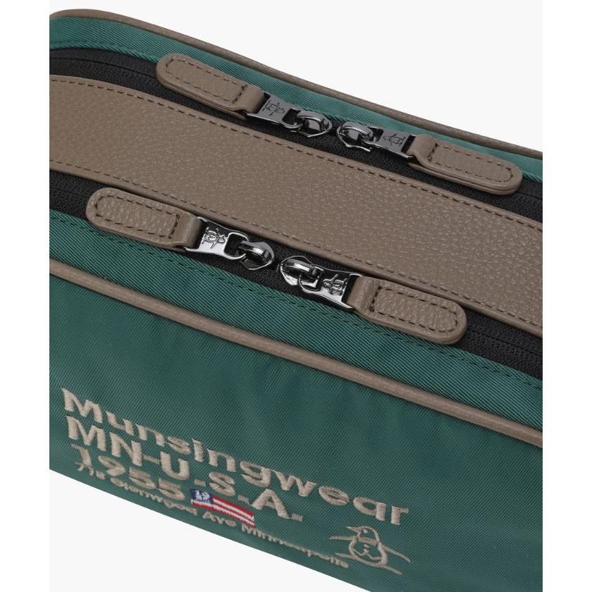 Munsingwear（マンシングウェア） 公式 マルチポーチ 2層 多収納