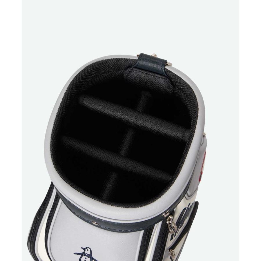 Munsingwear キャディバッグ 黒/白 MUNSING WEAR マンシングウェア スタンド式 キャディバッグ 8.5型 楽天