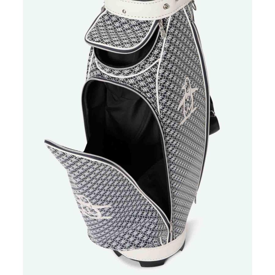 Munsingwear（マンシングウェア） 公式 総柄キャディバッグ 3.8kg 9.0