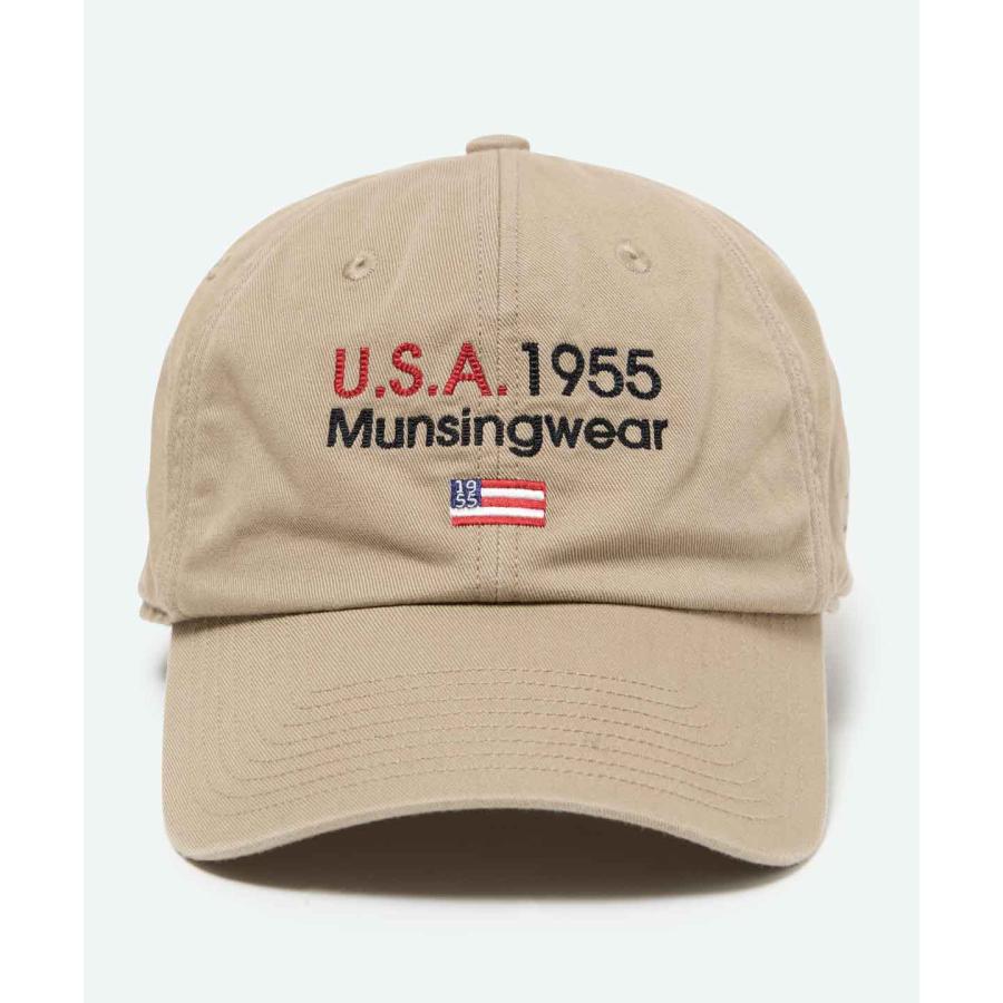Munsingwear（マンシングウェア） 公式 ロゴデザインキャップ 星条旗