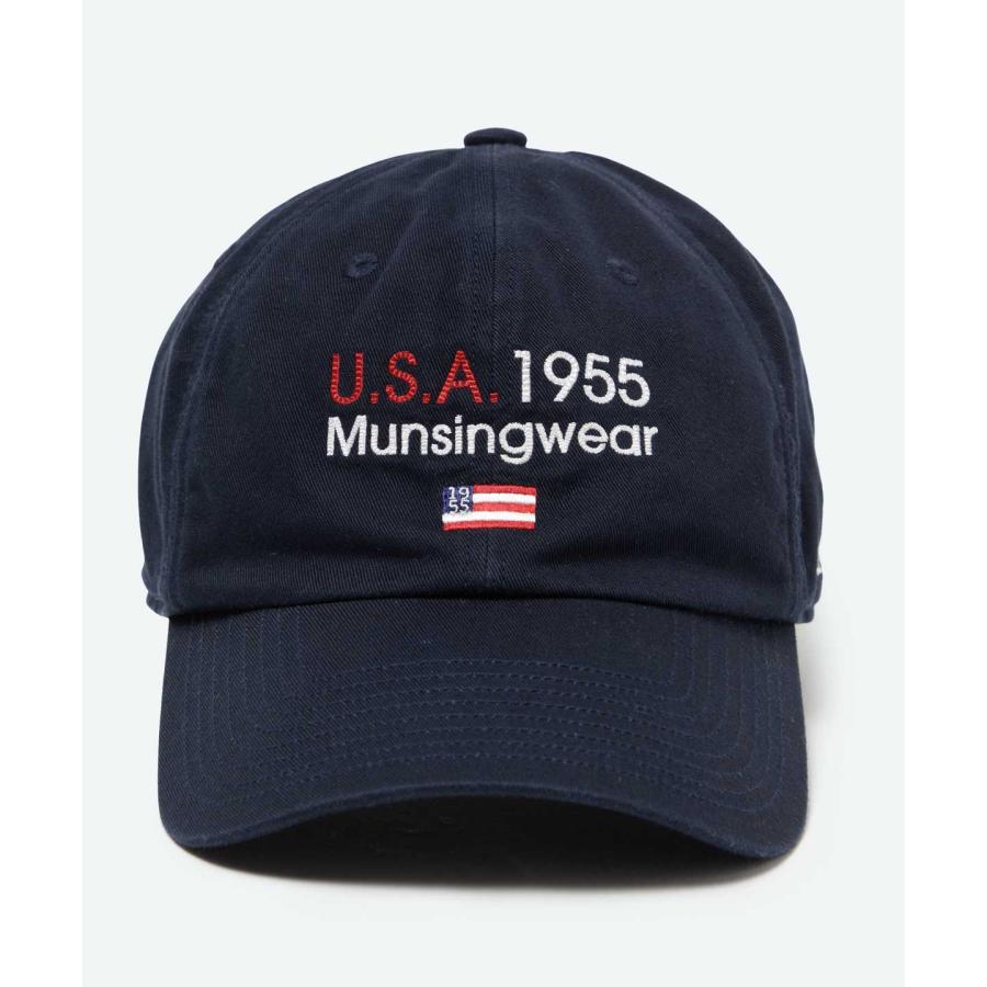 Munsingwear（マンシングウェア） 公式 ロゴデザインキャップ 星条旗