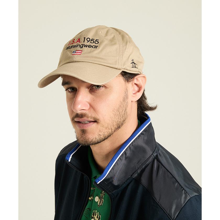 Munsingwear（マンシングウェア） 公式 ロゴデザインキャップ 星条旗