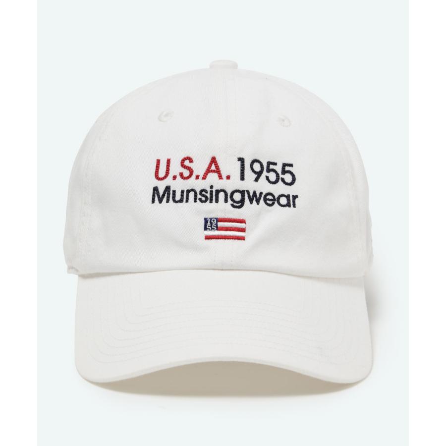 Munsingwear（マンシングウェア） 公式 ロゴデザインキャップ 星条旗