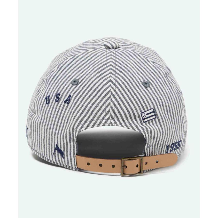 Munsingwear（マンシングウェア） 公式 飛び柄キャップ シアサッカー