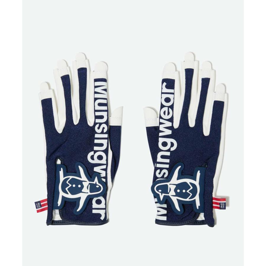 Munsingwear（マンシングウェア） ロゴプリントゴルフグローブネイル