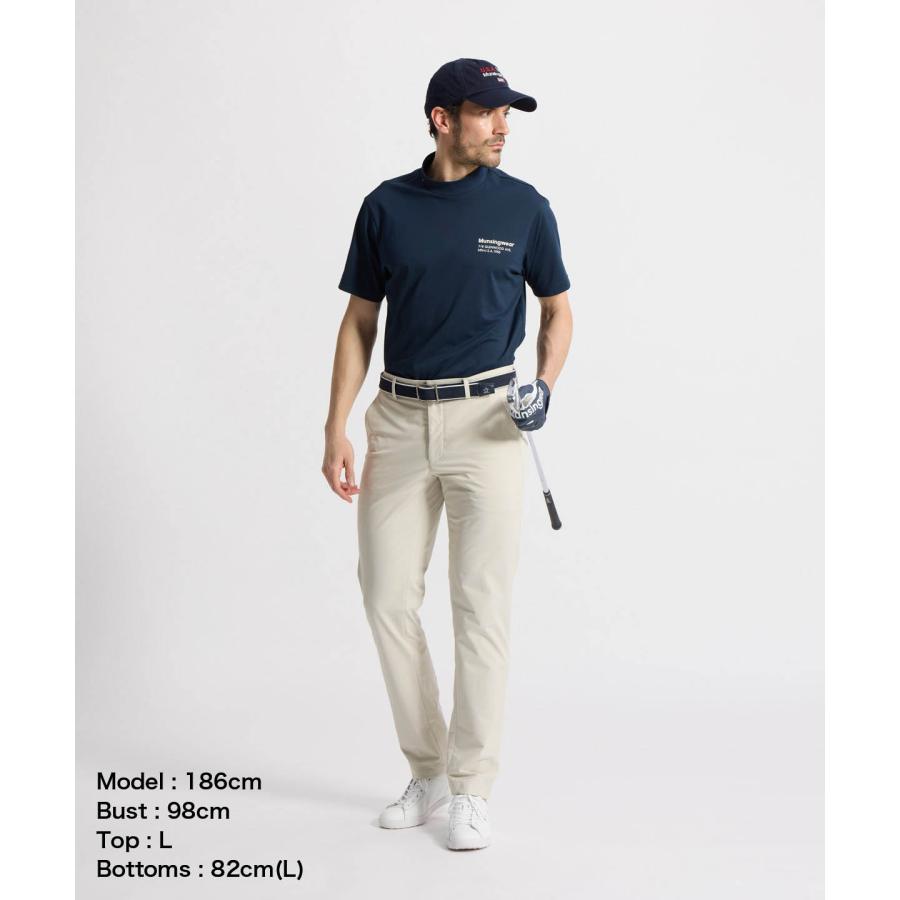 Munsingwear（マンシングウェア） 公式 モックネック半袖シャツ 男性
