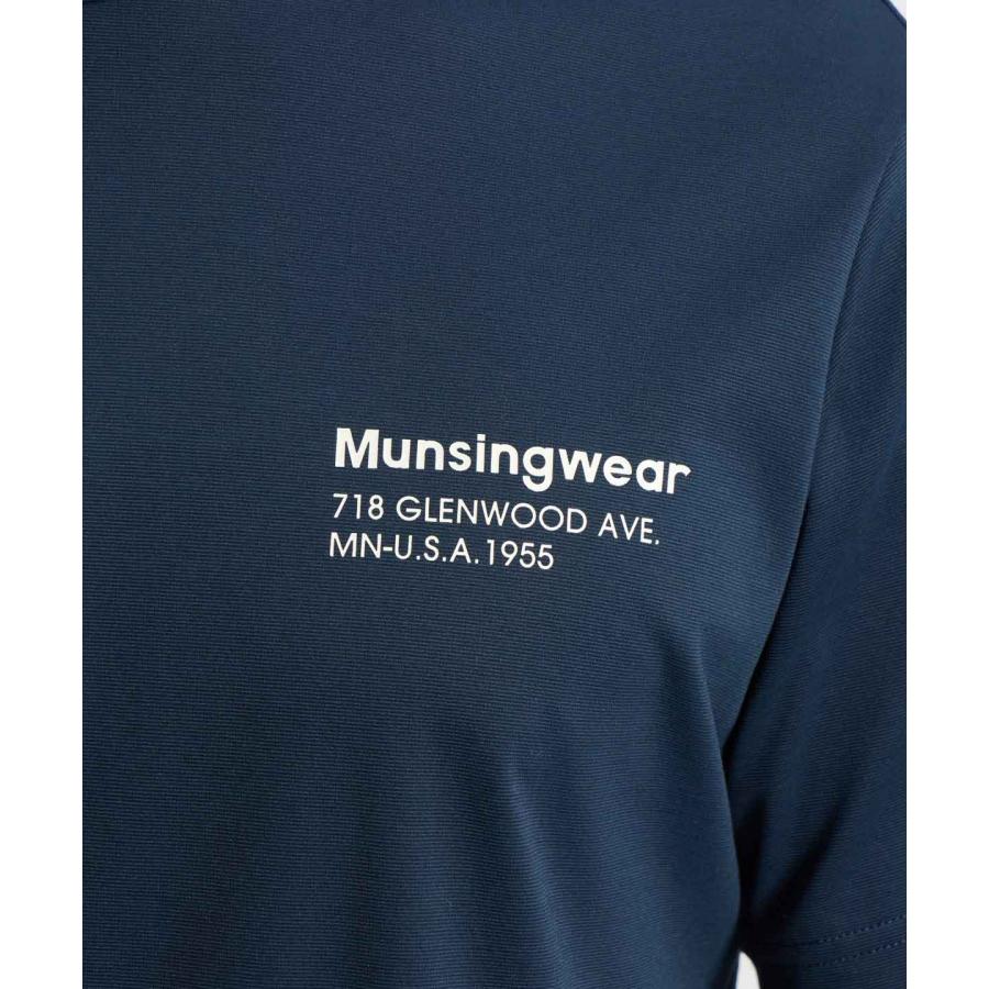 Munsingwear（マンシングウェア） 公式 モックネック半袖シャツ 男性