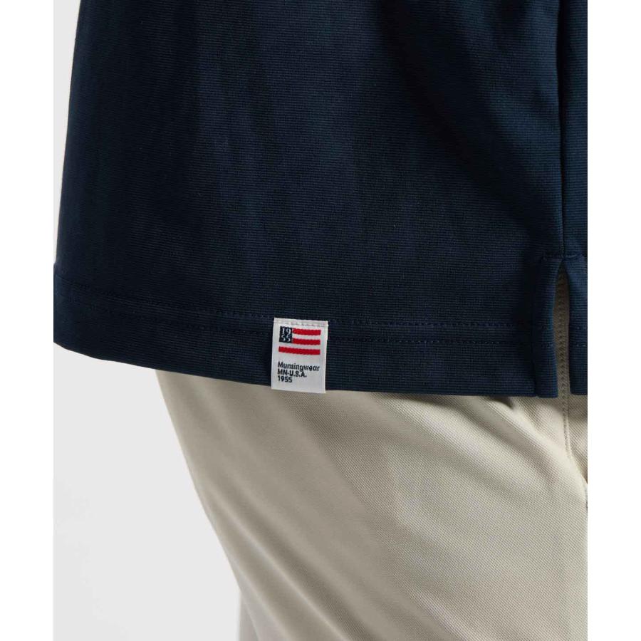 Munsingwear（マンシングウェア） 公式 モックネック半袖シャツ 男性