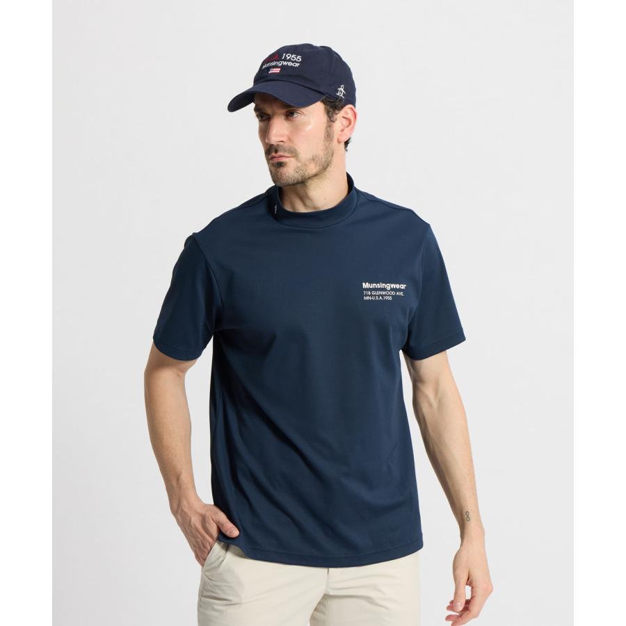 Munsingwear（マンシングウェア） 公式 モックネック半袖シャツ 男性