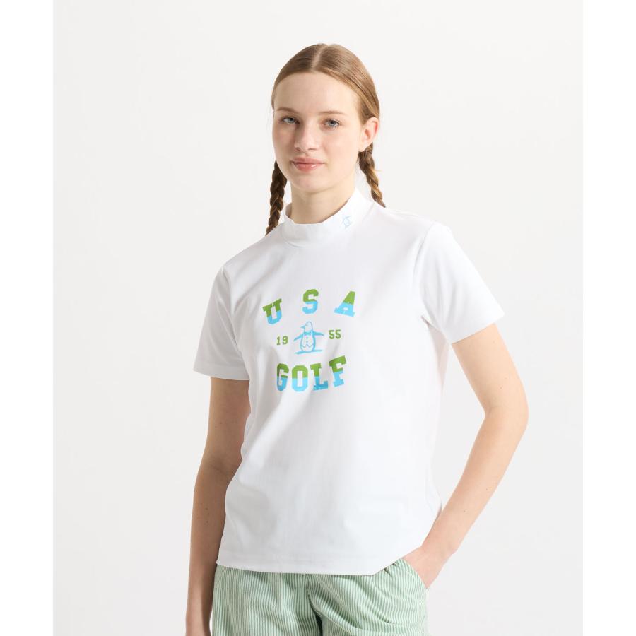 Munsingwear（マンシングウェア） 公式 モックネック半袖シャツ 女性 