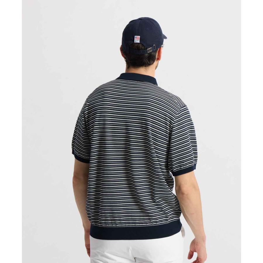 Munsingwear（マンシングウェア） 公式 細線ボーダー半袖ニット