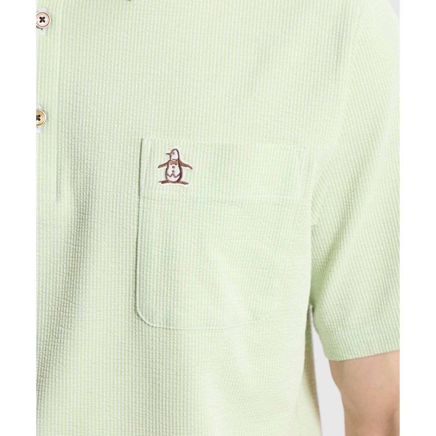 Munsingwear（マンシングウェア） 公式 シアサッカーストライプ台襟