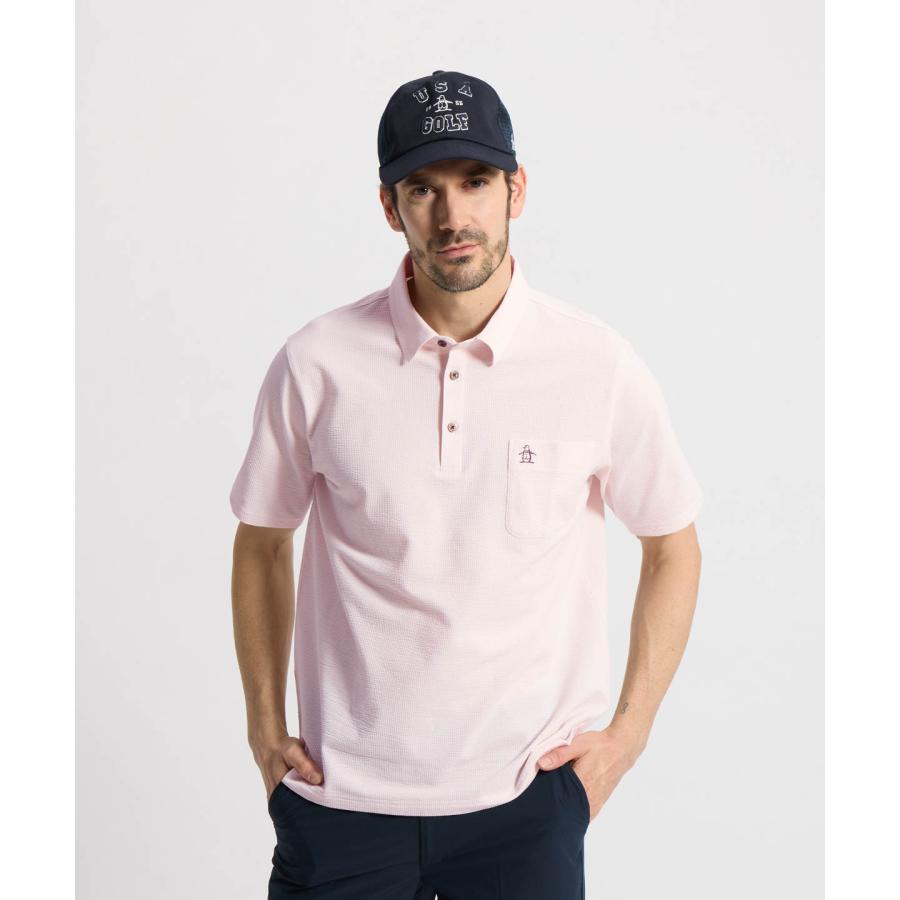 Munsingwear（マンシングウェア） 公式 シアサッカーストライプ台襟