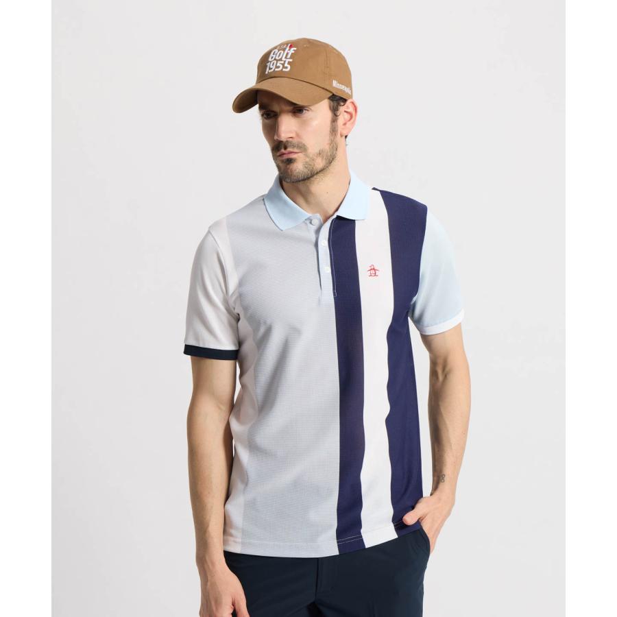 【新品】マンシングウェア 半袖シャツ サッカーストライプ サンスクリーン Munsingwear（マンシングウェア） 公式 マナード SunscreenNIR 先染め