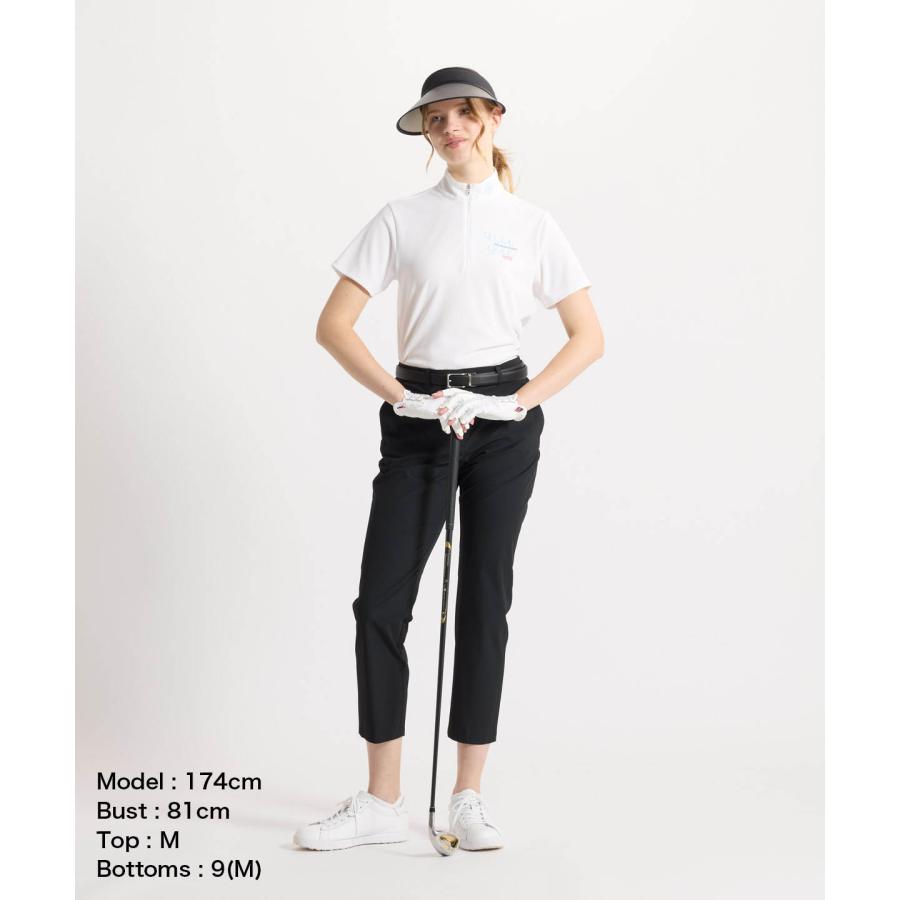 Munsingwear（マンシングウェア） 公式 スタンドジップ半袖シャツ