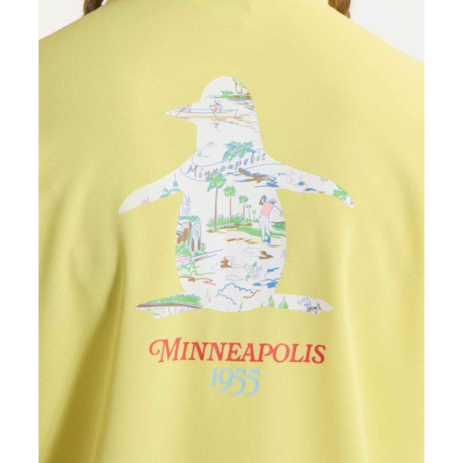 Munsingwear（マンシングウェア） 公式 スタンドジップ半袖シャツ