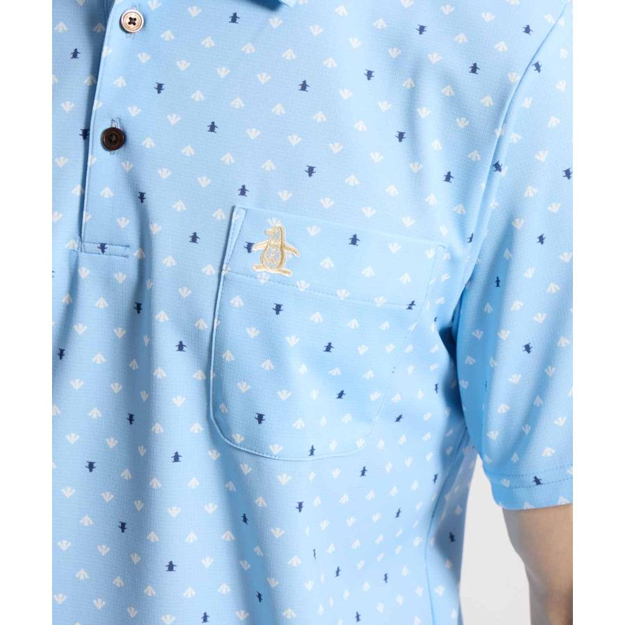 Munsingwear（マンシングウェア） 公式 高通気総柄プリント台襟付き