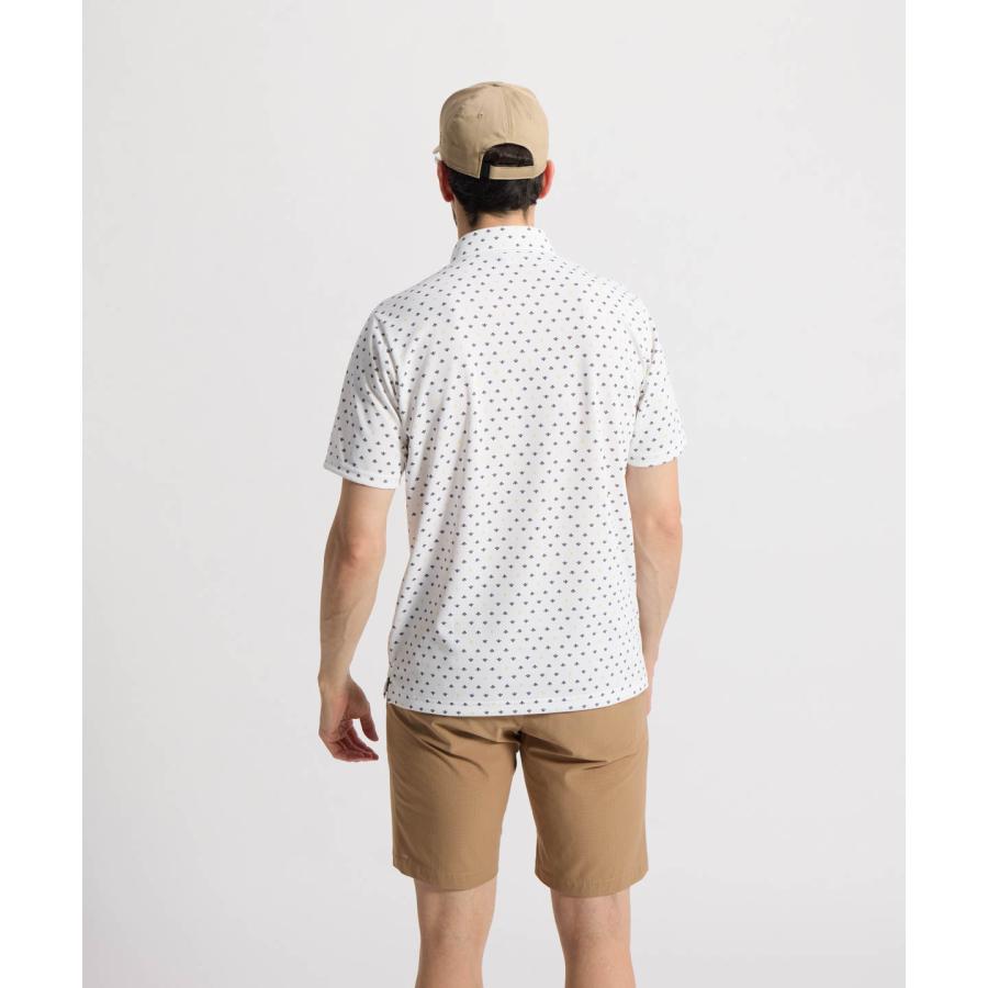 Munsingwear（マンシングウェア） 公式 高通気総柄プリント台襟付き