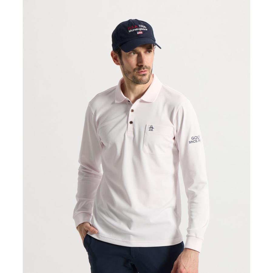 Munsingwear（マンシングウェア） 公式 サイドメッシュ長袖ポロシャツ