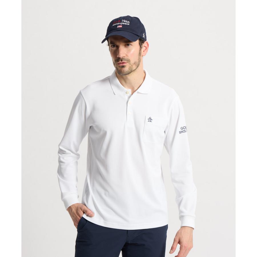 Munsingwear（マンシングウェア） 公式 サイドメッシュ長袖ポロシャツ