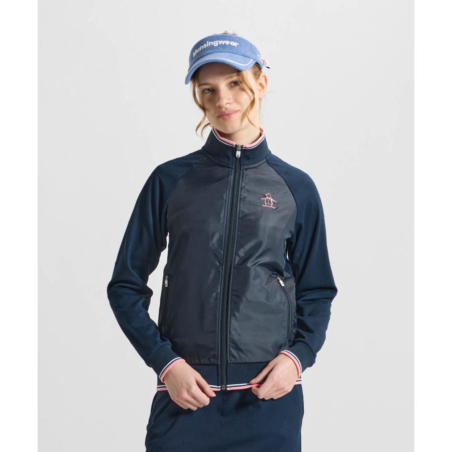 Munsingwear（マンシングウェア） 公式 国旗ジャガードスタンドジップ
