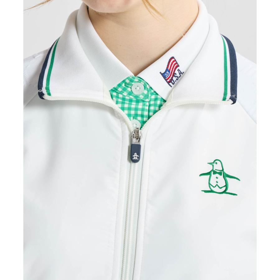 Munsingwear（マンシングウェア） 公式 国旗ジャガードスタンドジップ