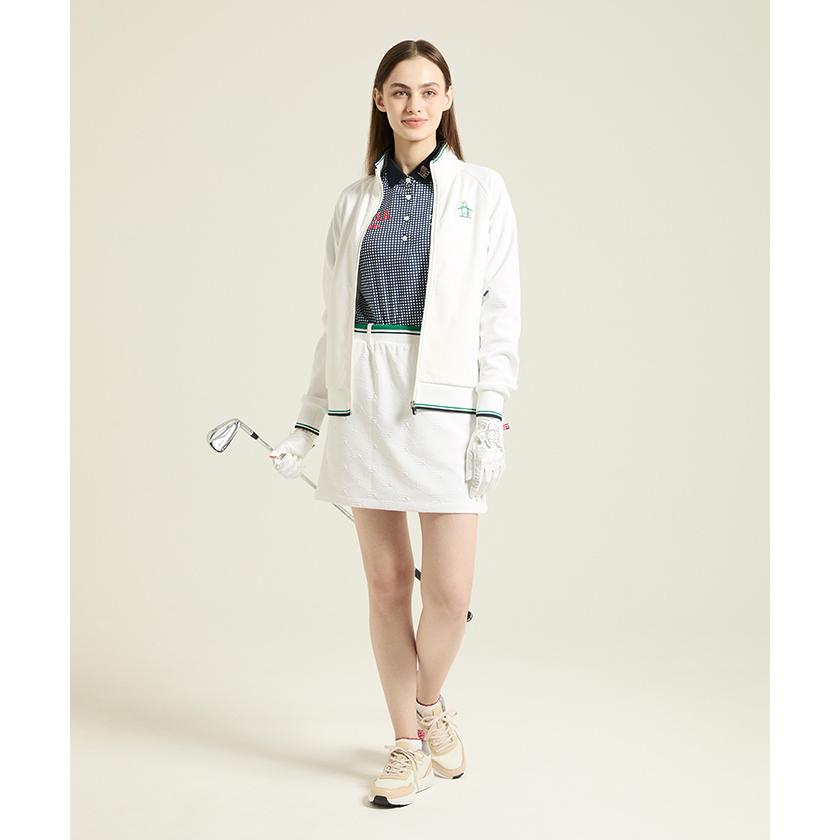 Munsingwear（マンシングウェア） 公式 国旗ジャガードスタンドジップ