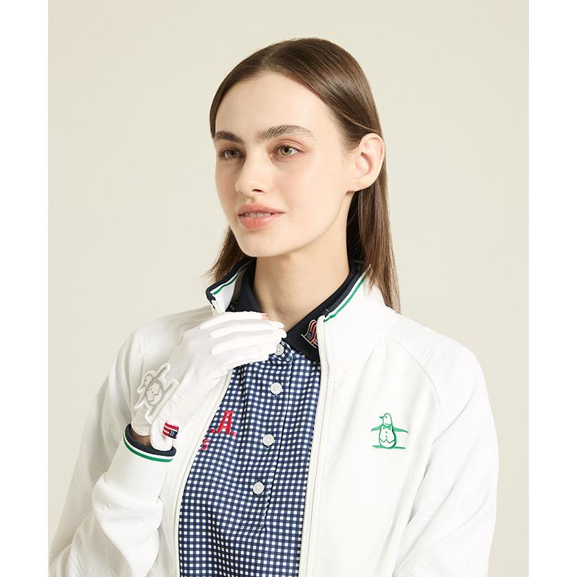 Munsingwear（マンシングウェア） 公式 国旗ジャガードスタンドジップ