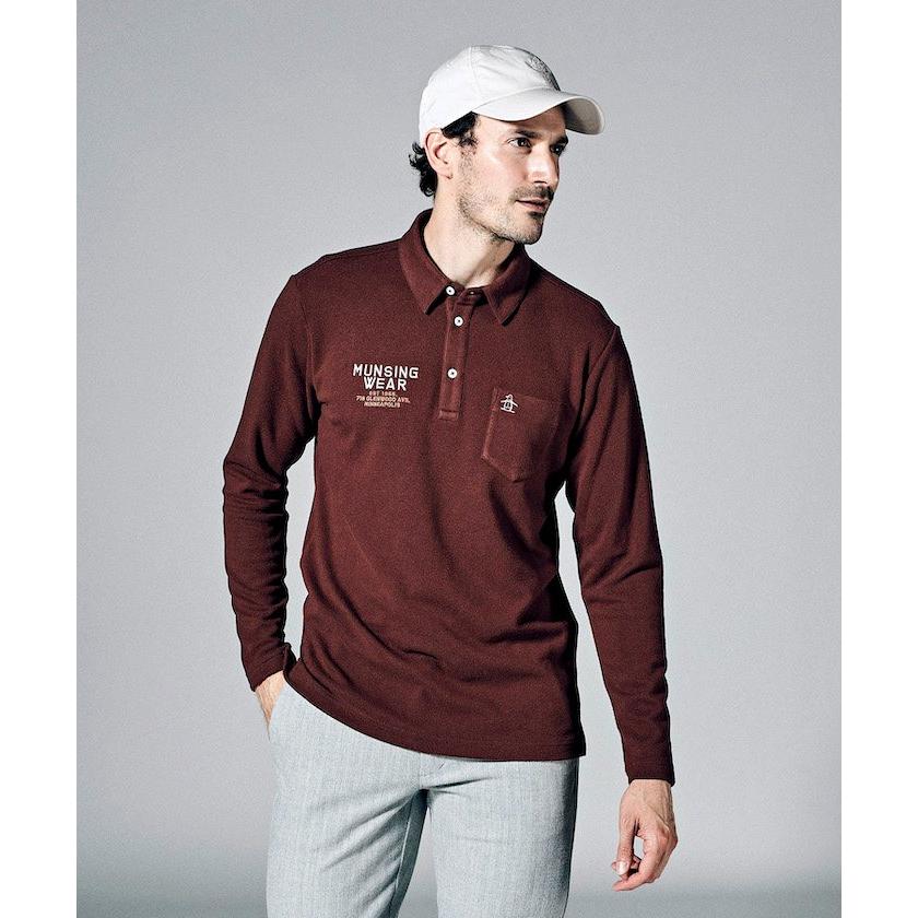 SALE 公式 マンシングウェア テーラードカラー 長袖シャツ メンズ  