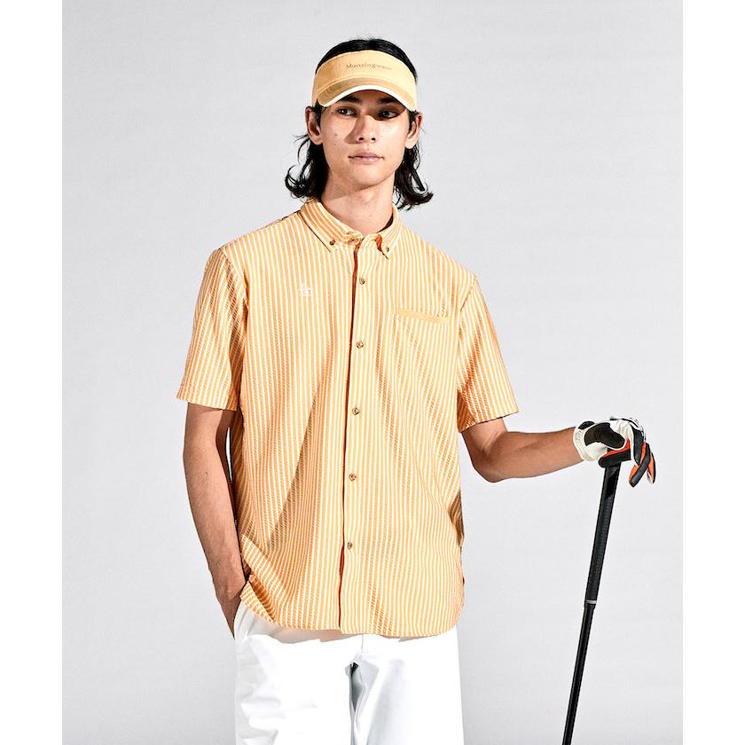 Munsingwear セール 公式 マンシングウェア ストライプボタン Munsingwear セール 公式 マンシングウェア ストライプボタン