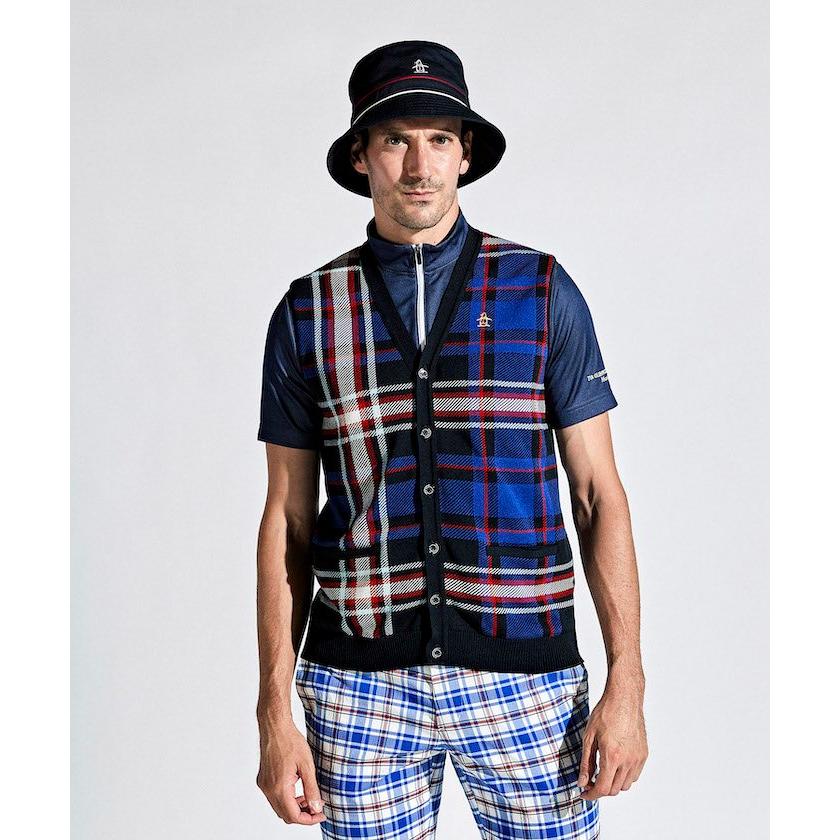 Munsingwear セール 公式 マンシングウェア 前開きニットベスト Munsingwear セール 公式 マンシングウェア 前開きニットベスト