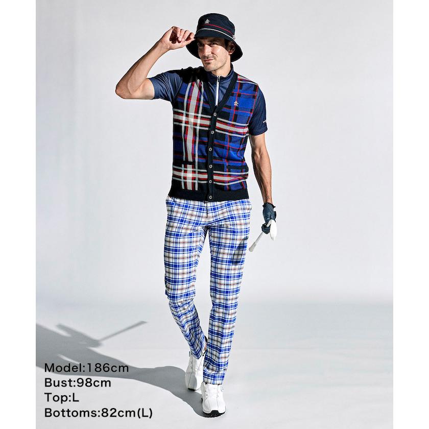 Munsingwear セール 公式 マンシングウェア 前開きニットベスト Munsingwear セール 公式 マンシングウェア 前開きニットベスト