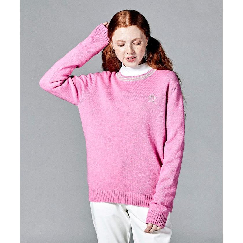 セール SALE 公式 マンシングウェア カシミアクルーネックセーター  