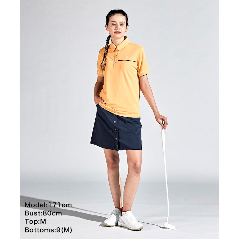 Munsingwear - 極美品 マンシングウェア 半袖 ポロシャツ L ストライプ柄 レディース ゴルフ Munsingwear セール 公式 マンシングウェア 半袖ポロシャツ