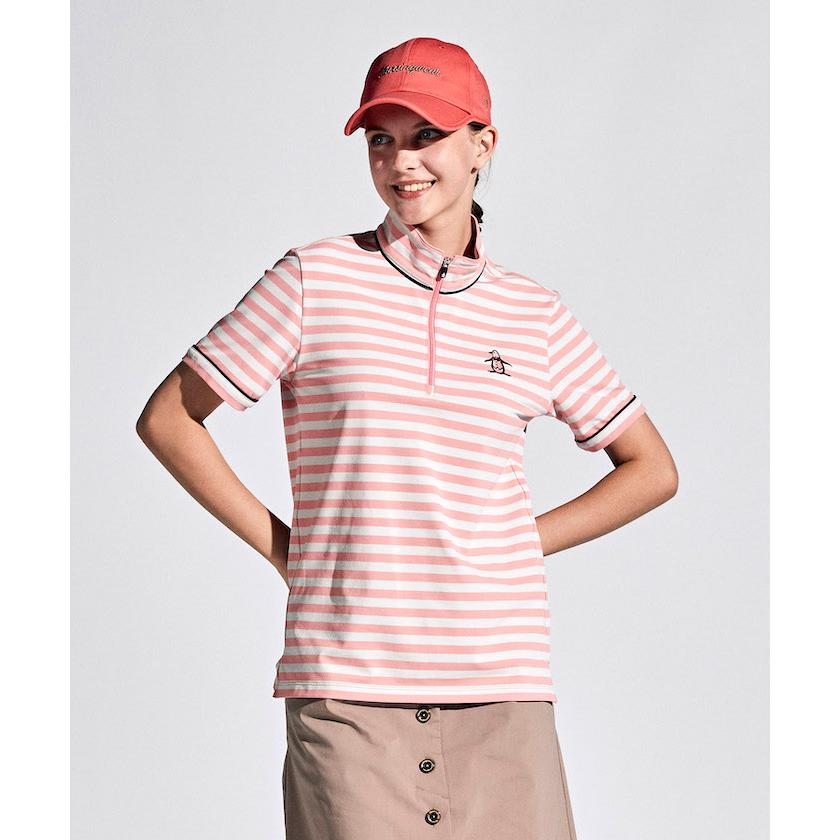 【新品】マンシングウェア ポロシャツ 半袖 ゴルフウエア トップス 中古 レディース マンシングウェア Munsing wear 半袖ポロシャツ