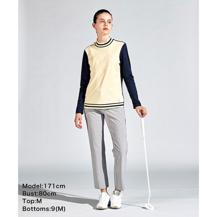 Munsingwear ゴルフパンツ MGWXJD06 PP00 Munsingwear セール 公式 マンシングウェア 9分丈 ジャカード