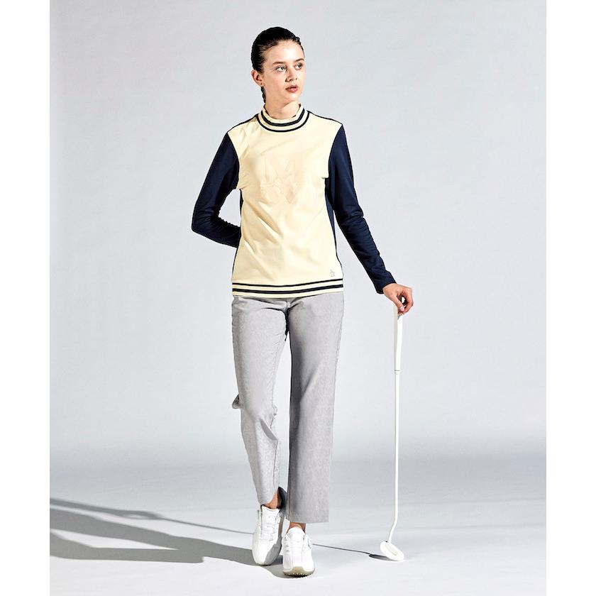 Munsingwear ゴルフパンツ MGWXJD06 PP00 Munsingwear セール 公式 マンシングウェア 9分丈 ジャカード