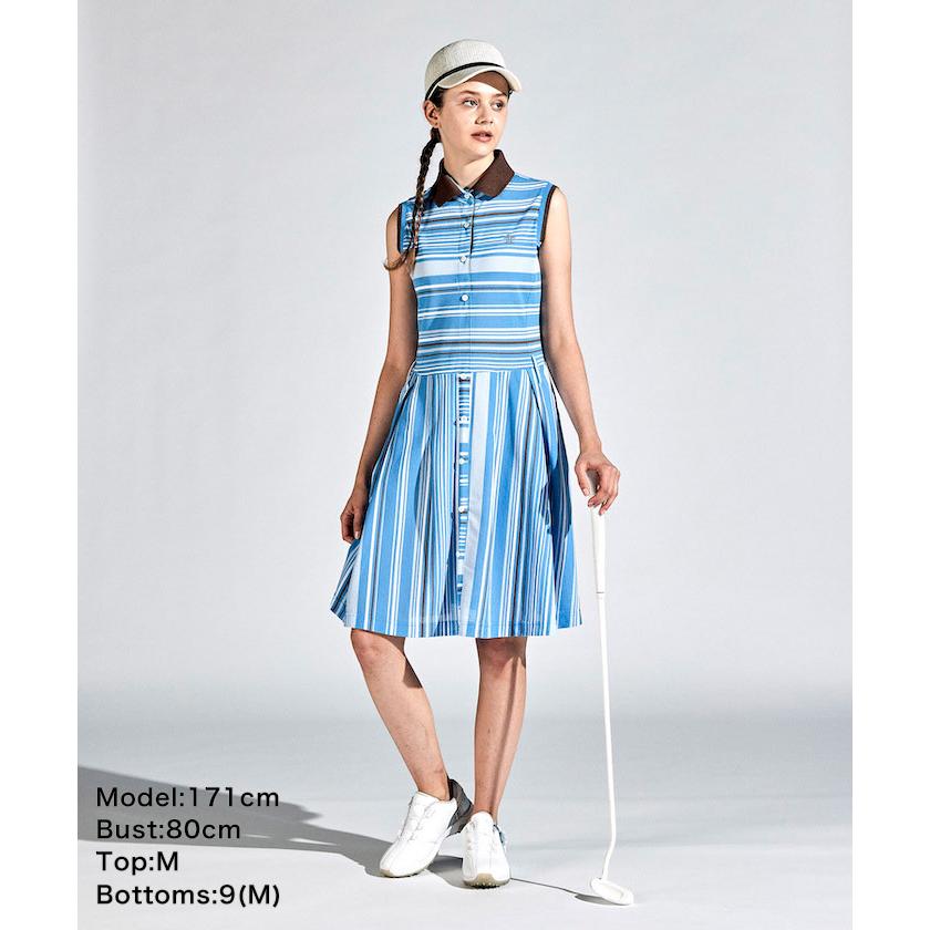 Munsingwear セール 公式 マンシングウェア 麻混ボーダー Munsingwear セール 公式 マンシングウェア 麻混ボーダー