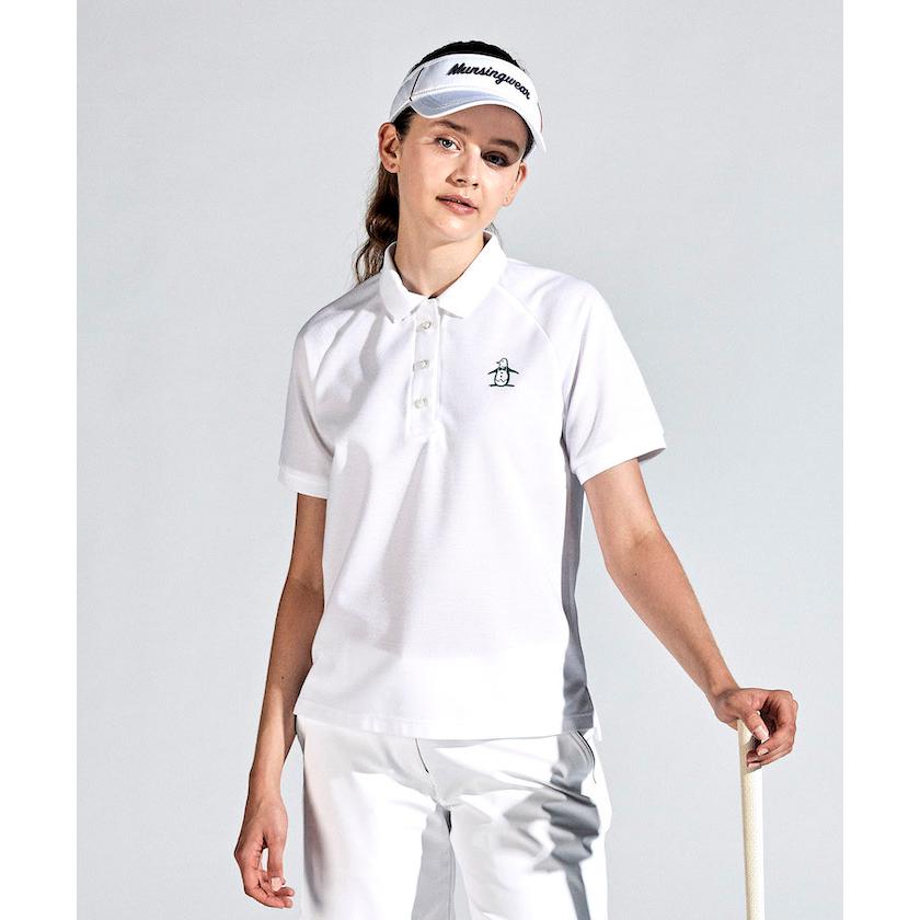 公式 マンシングウェア 半袖ポロシャツ レディース ゴルフ ラグランスリーブ 10年 日本製 MJWXJA02 24SS｜descente-store｜04