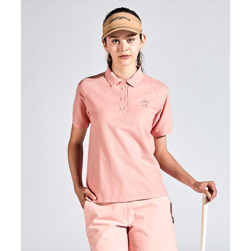 公式 マンシングウェア 半袖ポロシャツ レディース ゴルフ ラグランスリーブ 10年 日本製 MJWXJA02 24SS｜descente-store｜07