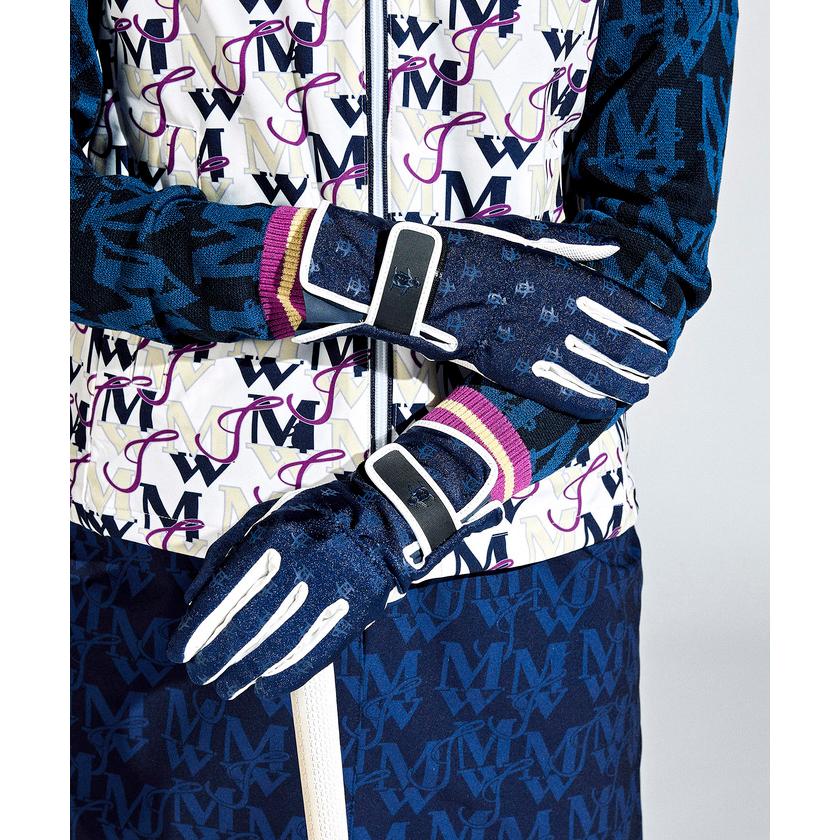 new  Munsing  ladies 手袋　両手 Munsingwear ストレッチニットレディースゴルフグローブ(両手