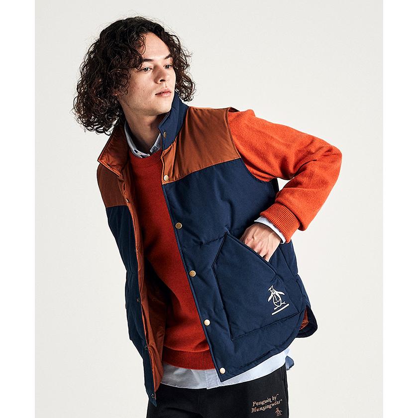 【美品】【XL】Munsingwear エンボス柄ベスト 2024年モデル✨️ 2024年秋】 新作シーズンコレクション Vol.2 | マンシングウェア