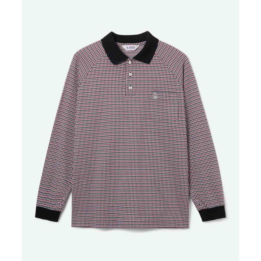 新品マンシングウェアギンガムチェック長袖ポロシャツゴルフMG5FLS32M penguin BY MUNSINGWEAR（ペンギンバイマンシングウェア） 公式